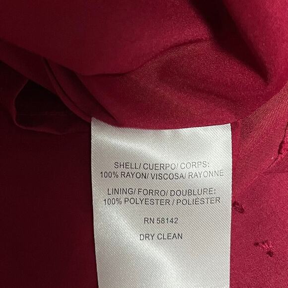 Gal Meets Glam Andrea Swiss Dot Mini Dress Size 00 Candy Red Apple Retro Event - Picture 10 of 10